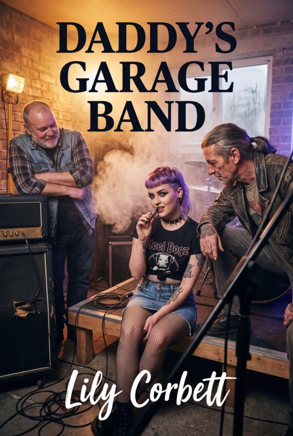 Daddy's Garage band taboo erotica cover